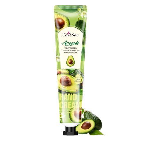 ZaiDoc Avocado Hand Cream – 98% Natural Extract, Highly Moisturizing & Nourishing, Repairs Dry Rough Cracked Hands, Non-Greasy Fast Absorption, Long-Lasting Hydration, 30g